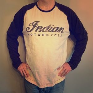 Official Indian Motorcycle Brand Long Sleeve Tee